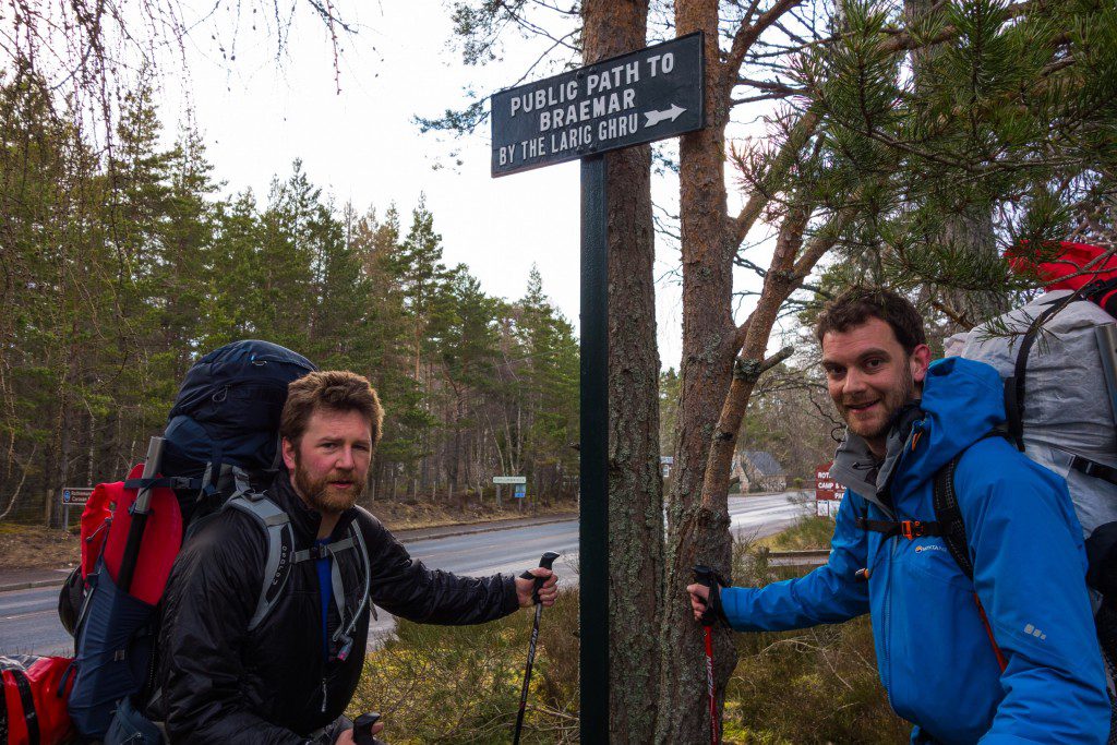 We hadn't even started going uphill yet but I was feeling it