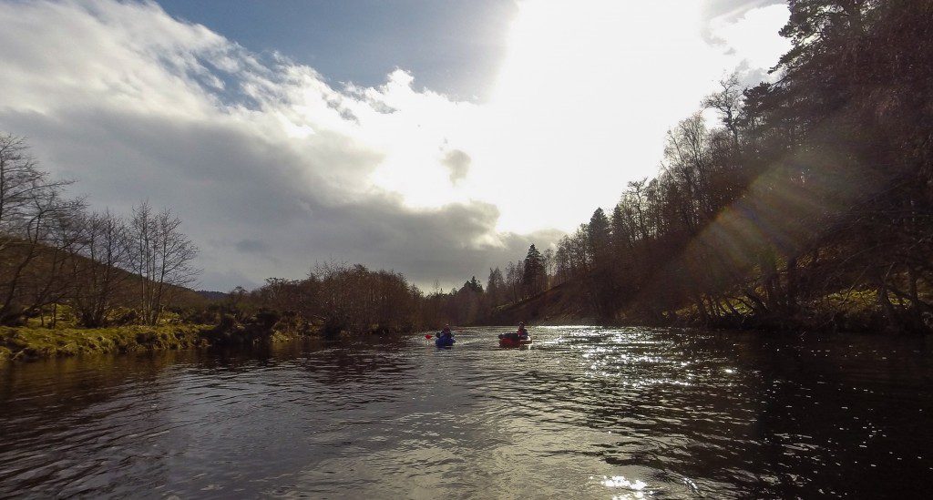Floating down the river