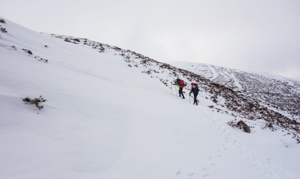 Definitely no river under this bit of snow